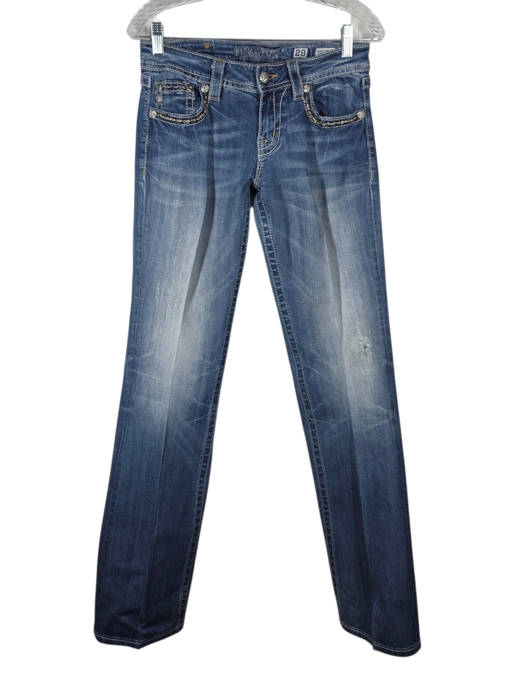MISS ME SIGNATURE LOW RISE BOOT DENIM JEANS